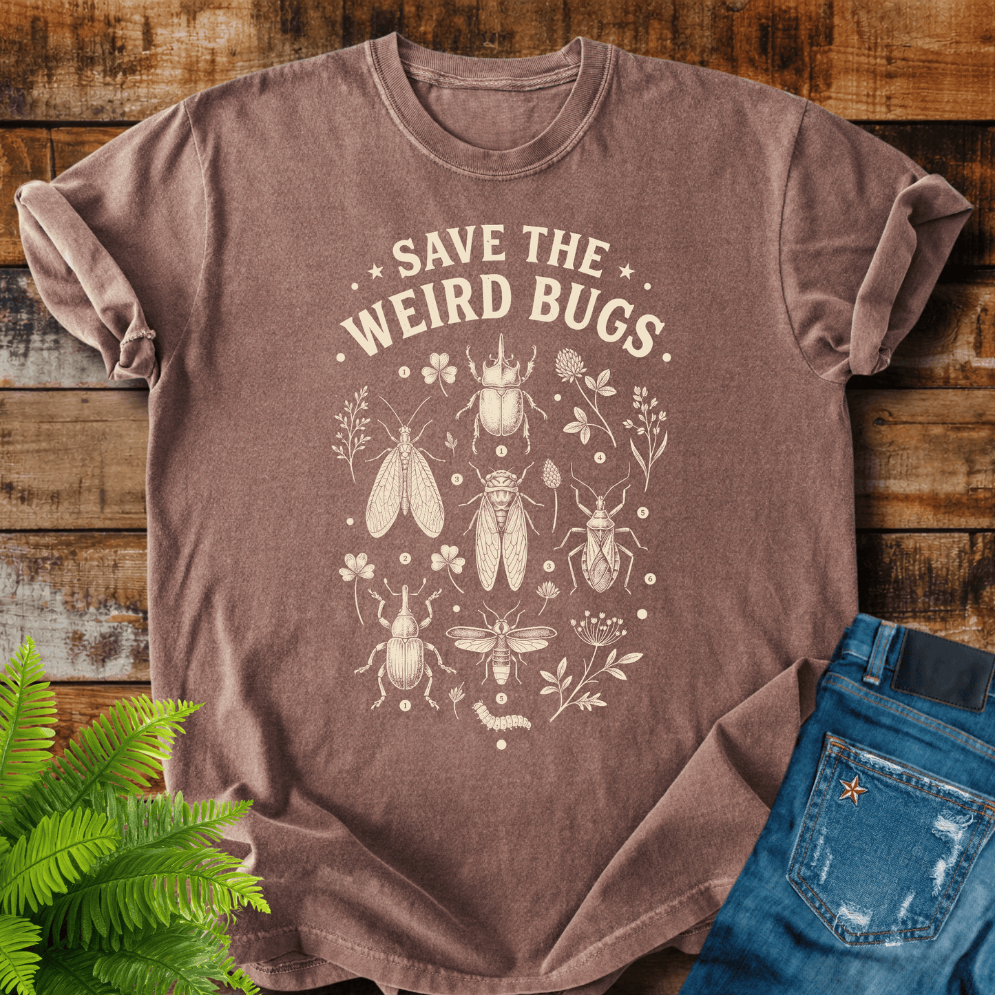 Save Weird Bugs T-shirt