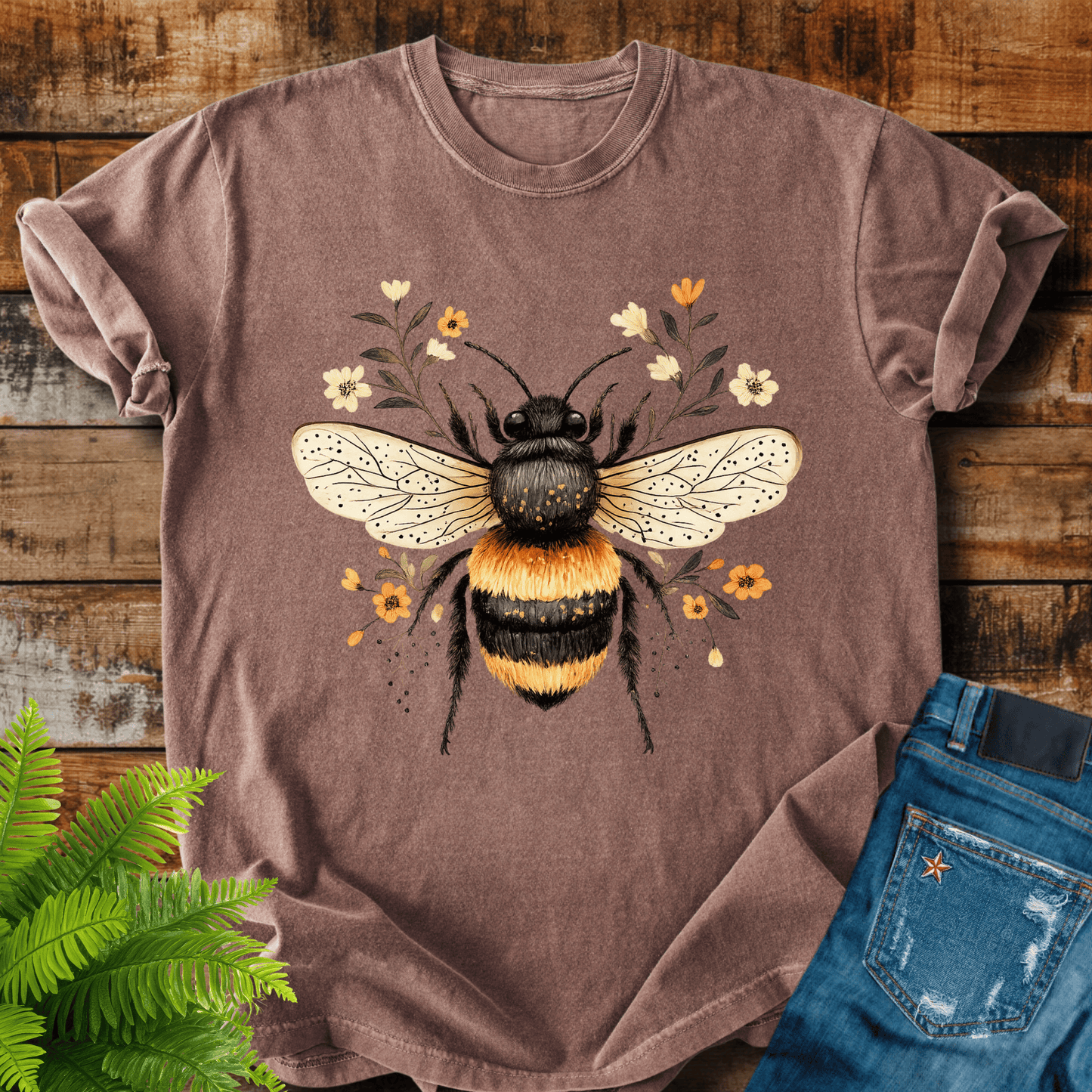 Floral Bumblebee T-shirt