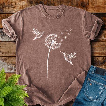 Hummingbird Dandelion T-shirt