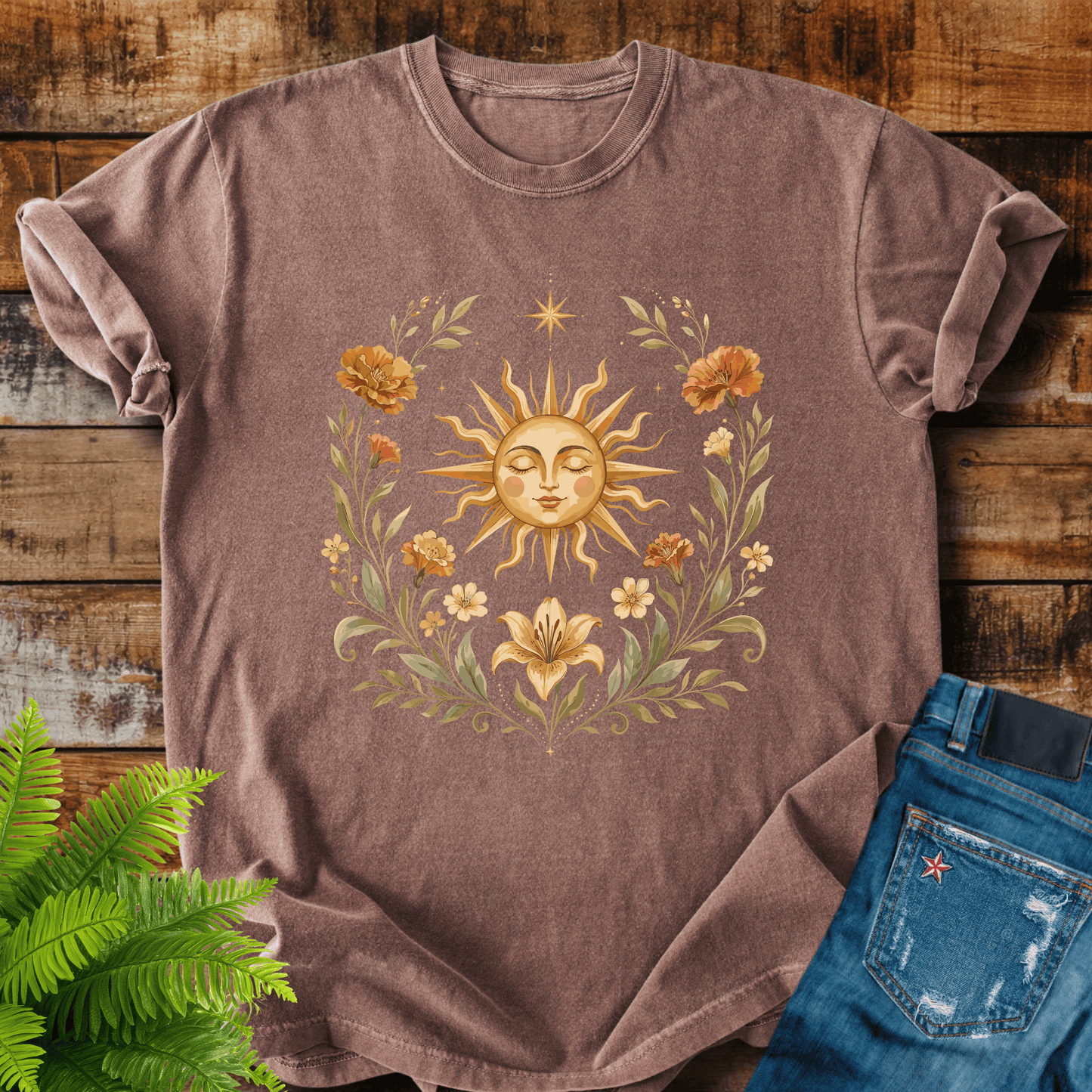 Celestial Sunflower T-shirt