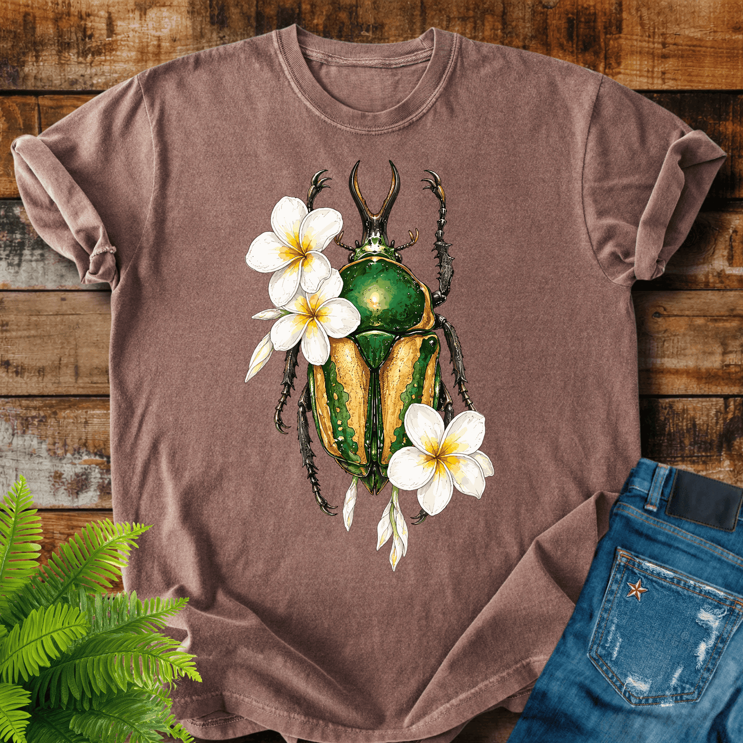 Floral Beetle T-shirt