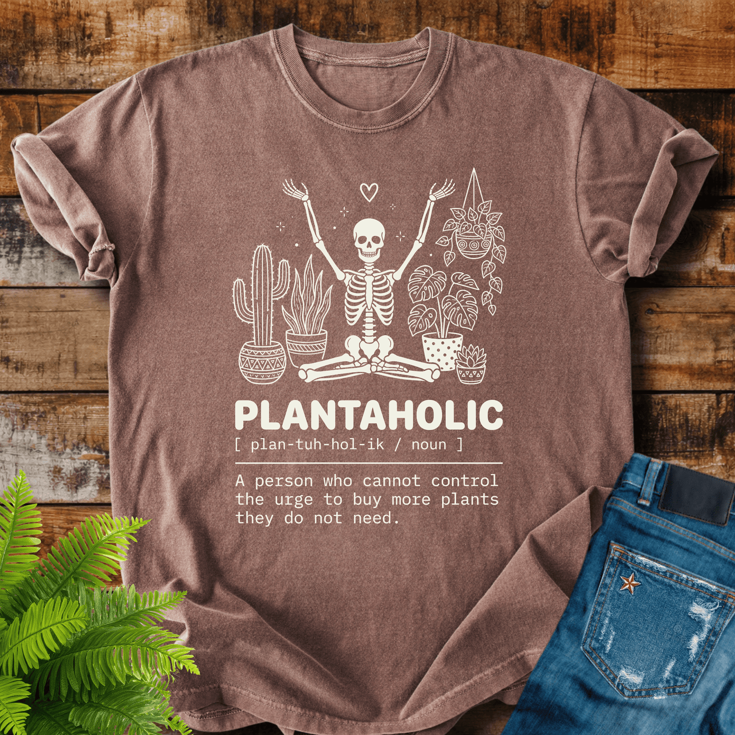 Plantaholic Definition T-shirt