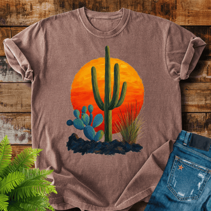 Desert Cactus Sunset T-shirt