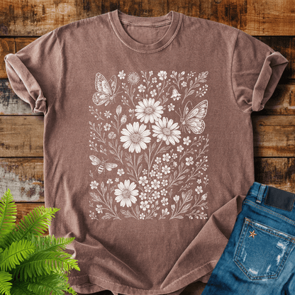 Wildflower Butterflies T-shirt