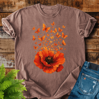 Poppy Butterflies T-shirt