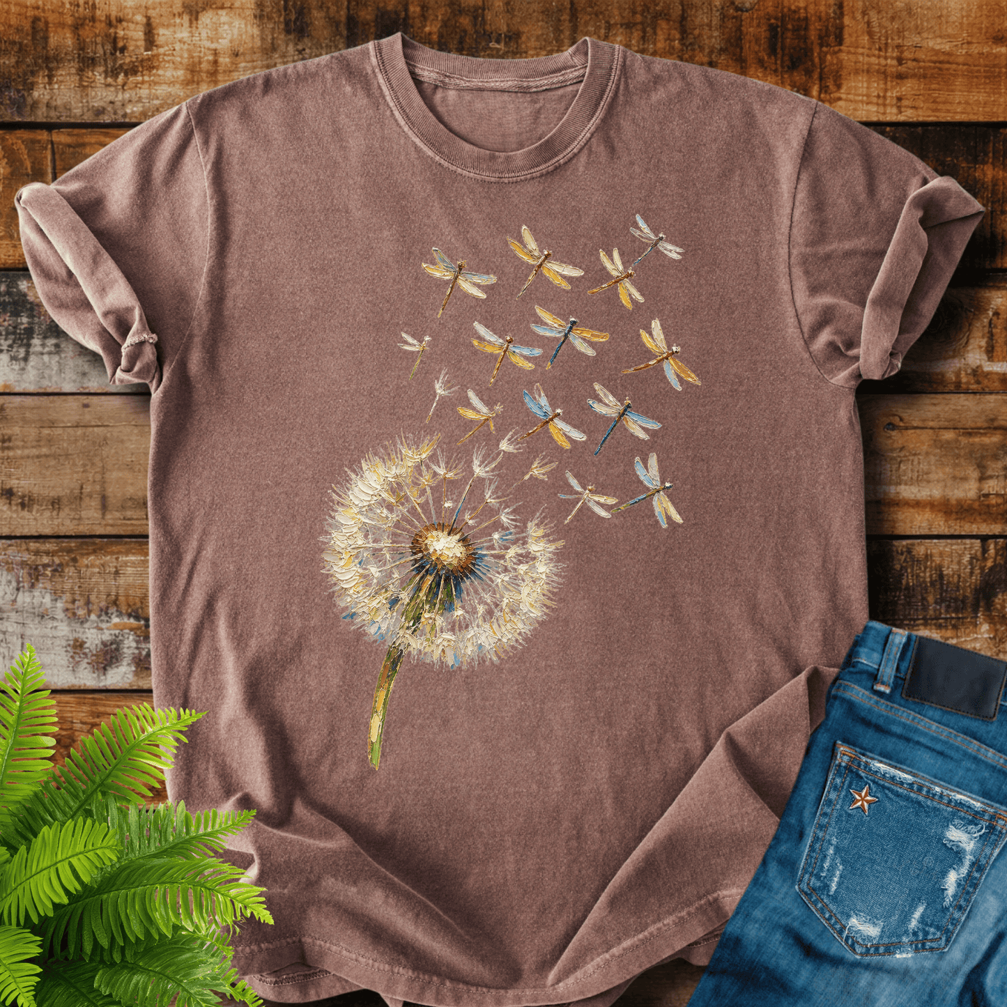 Dandelion Dragonflies T-shirt