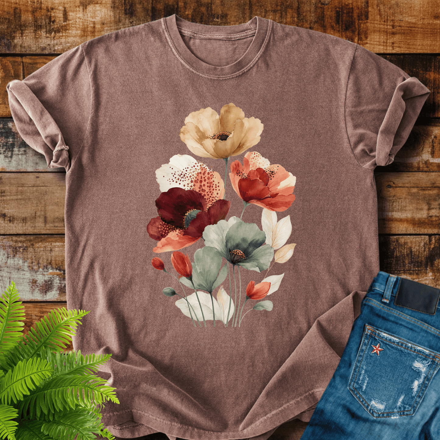 Watercolor Poppies T-shirt