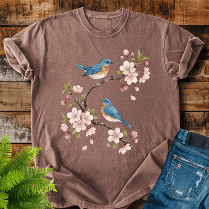 Bluebirds Blossom T-shirt
