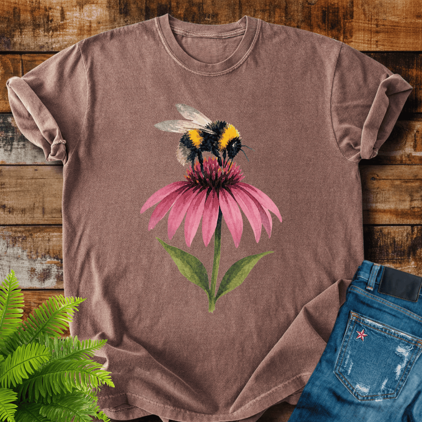 Bumblebee Flower T-shirt