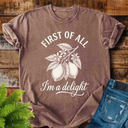 First Of All T-shirt