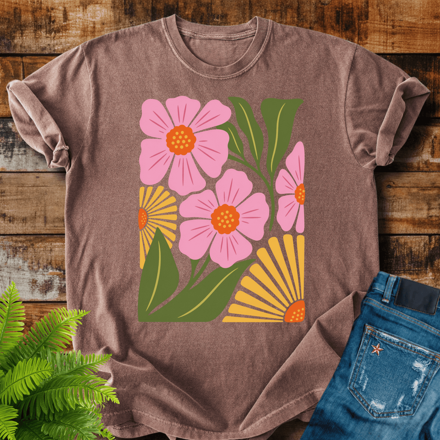 Pink Floral T-shirt
