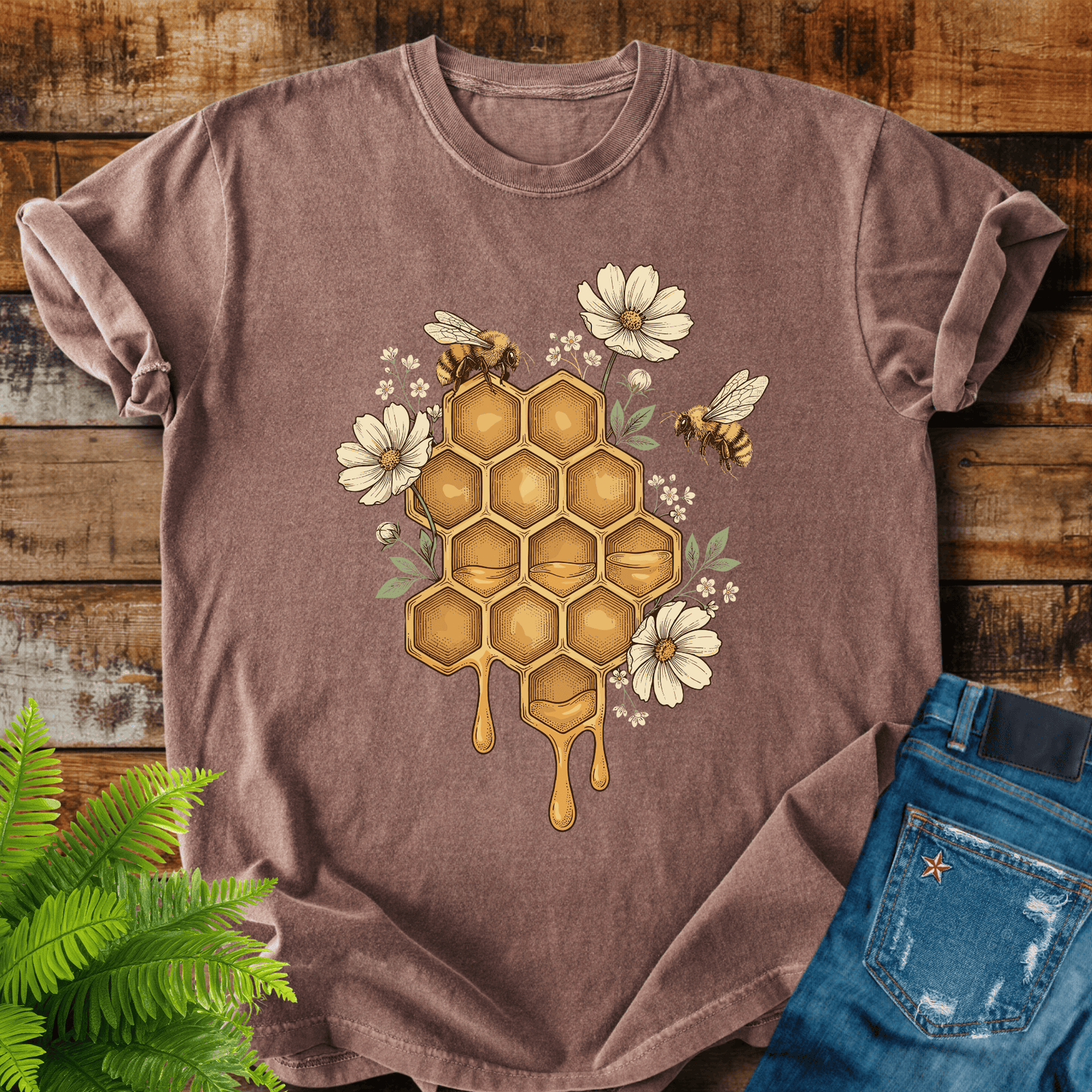 Honeycomb Bees T-shirt
