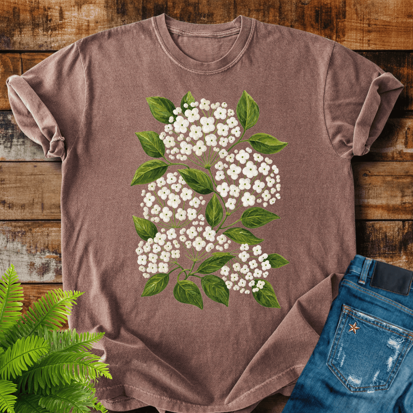 White Floral T-shirt