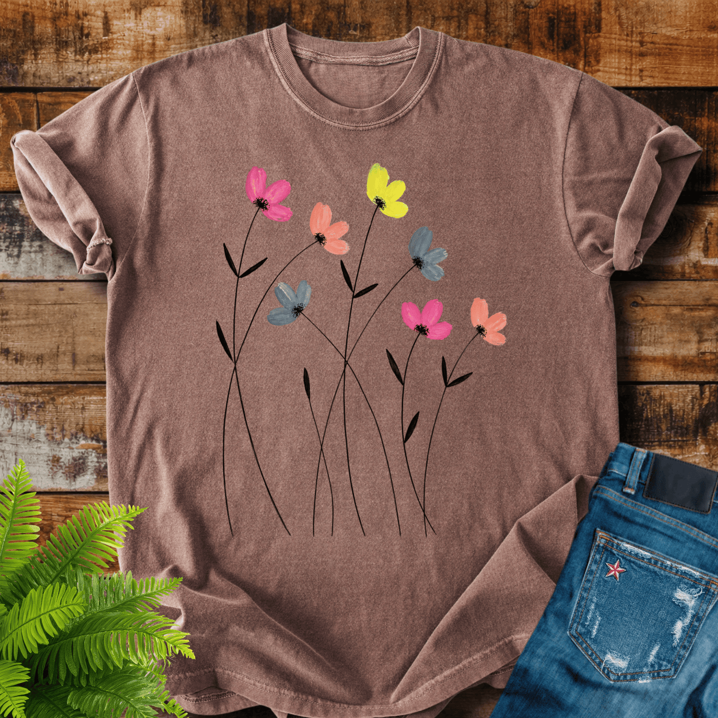 Wildflower Sketch T-shirt