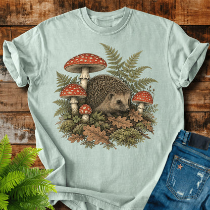 Forest Floor print on a Bay t-shirt