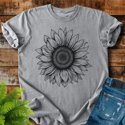 Sunflower Sketch T-shirt