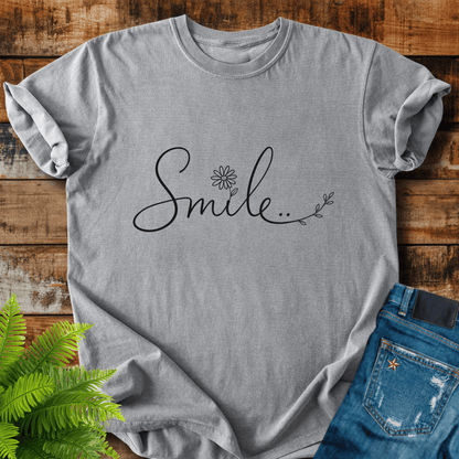 Smile Floral T-shirt