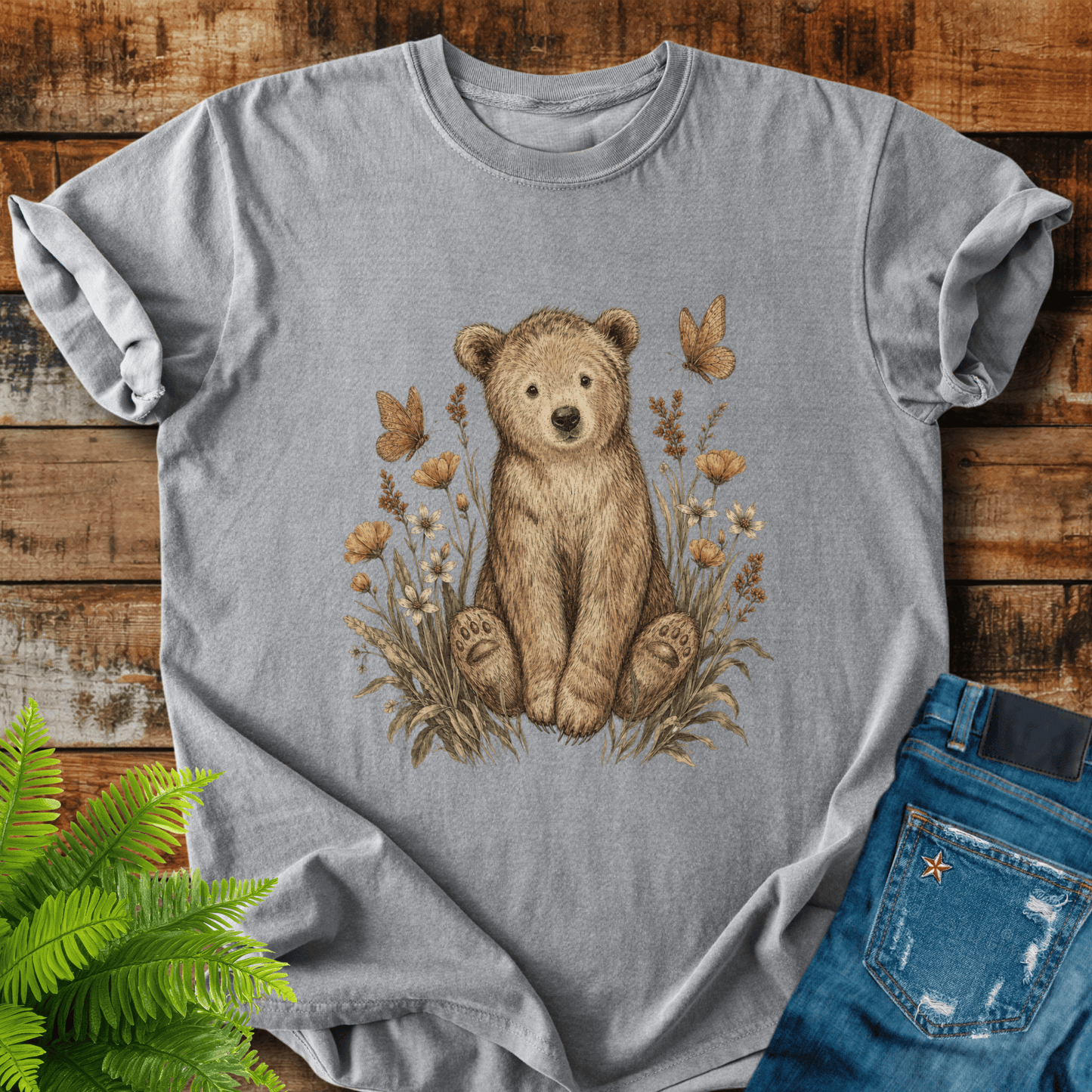 Woodland Bear Cub T-shirt