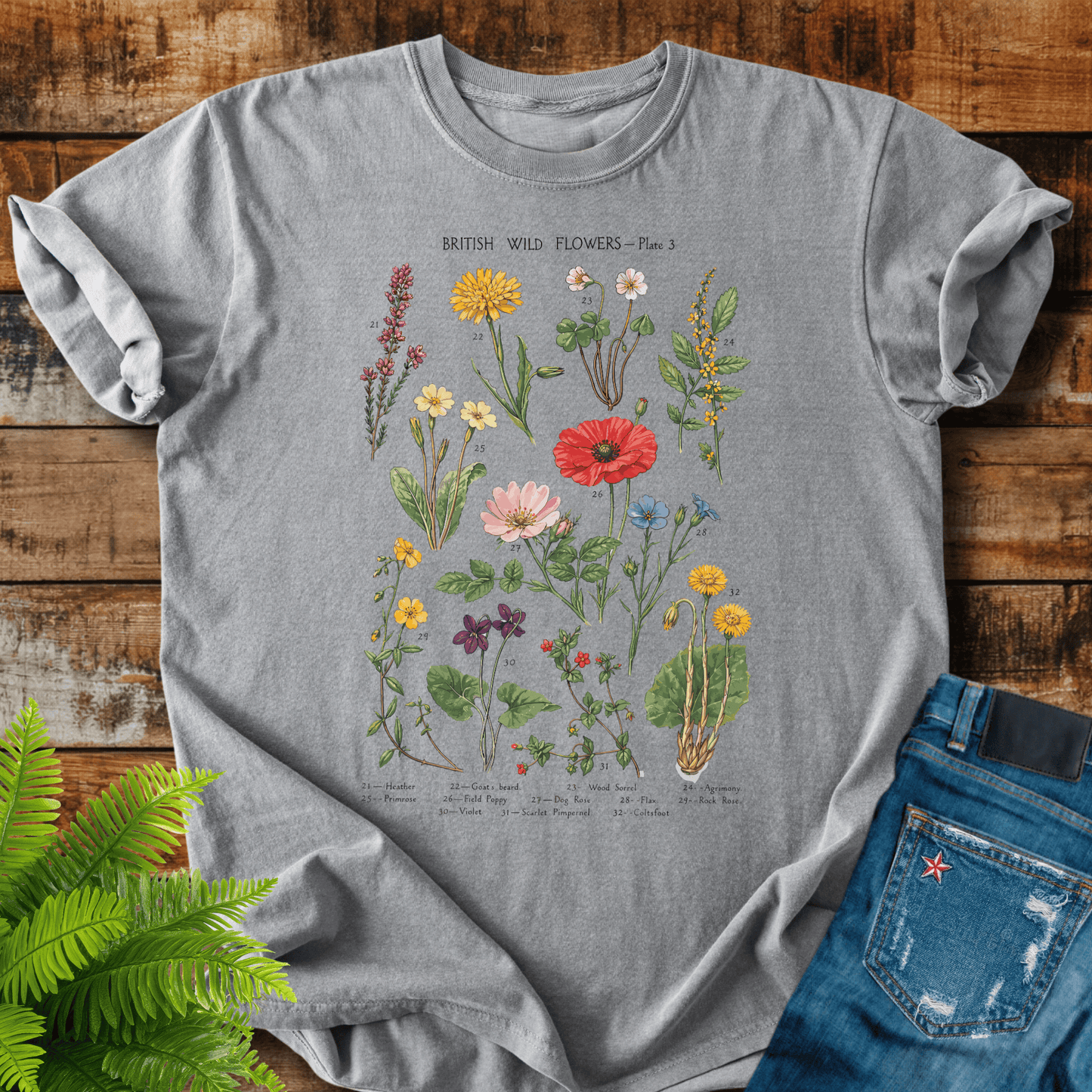 British Wildflowers T-shirt