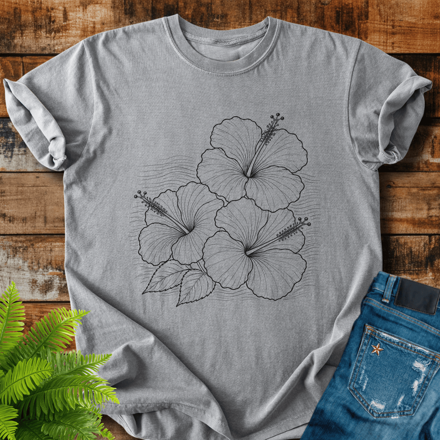 Hibiscus Flowers T-shirt