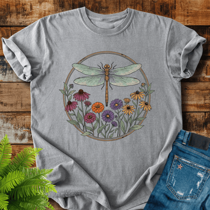 Dragonfly Wildflowers T-shirt