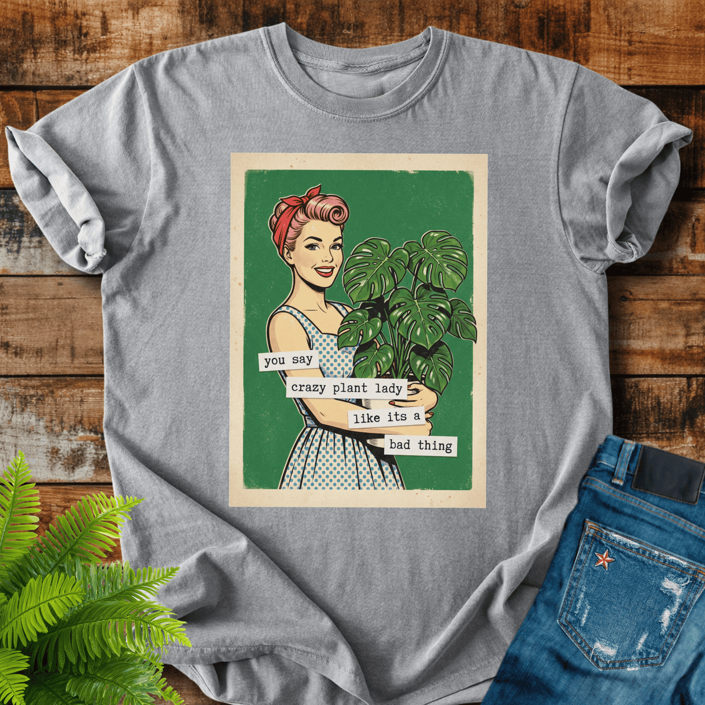 Crazy Plant Lady T-shirt