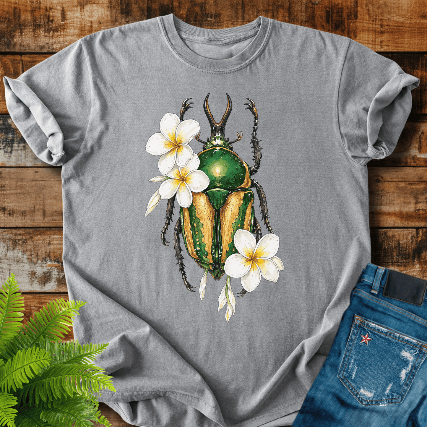 Floral Beetle T-shirt