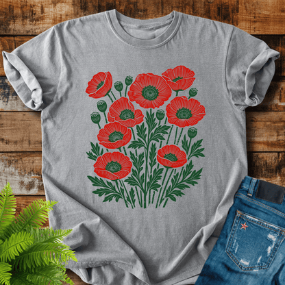 Red Poppies T-shirt