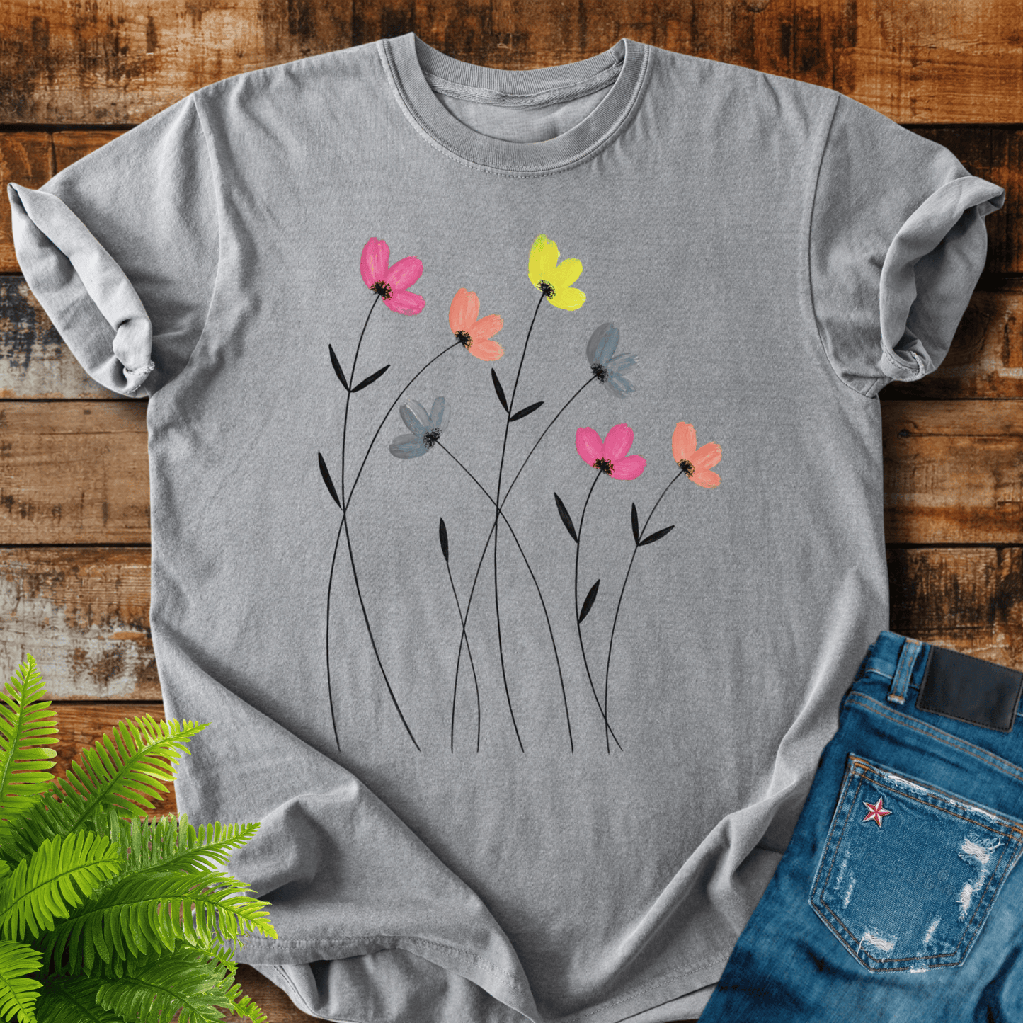 Wildflower Sketch T-shirt