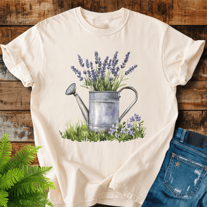 Lavender Watering Can T-shirt