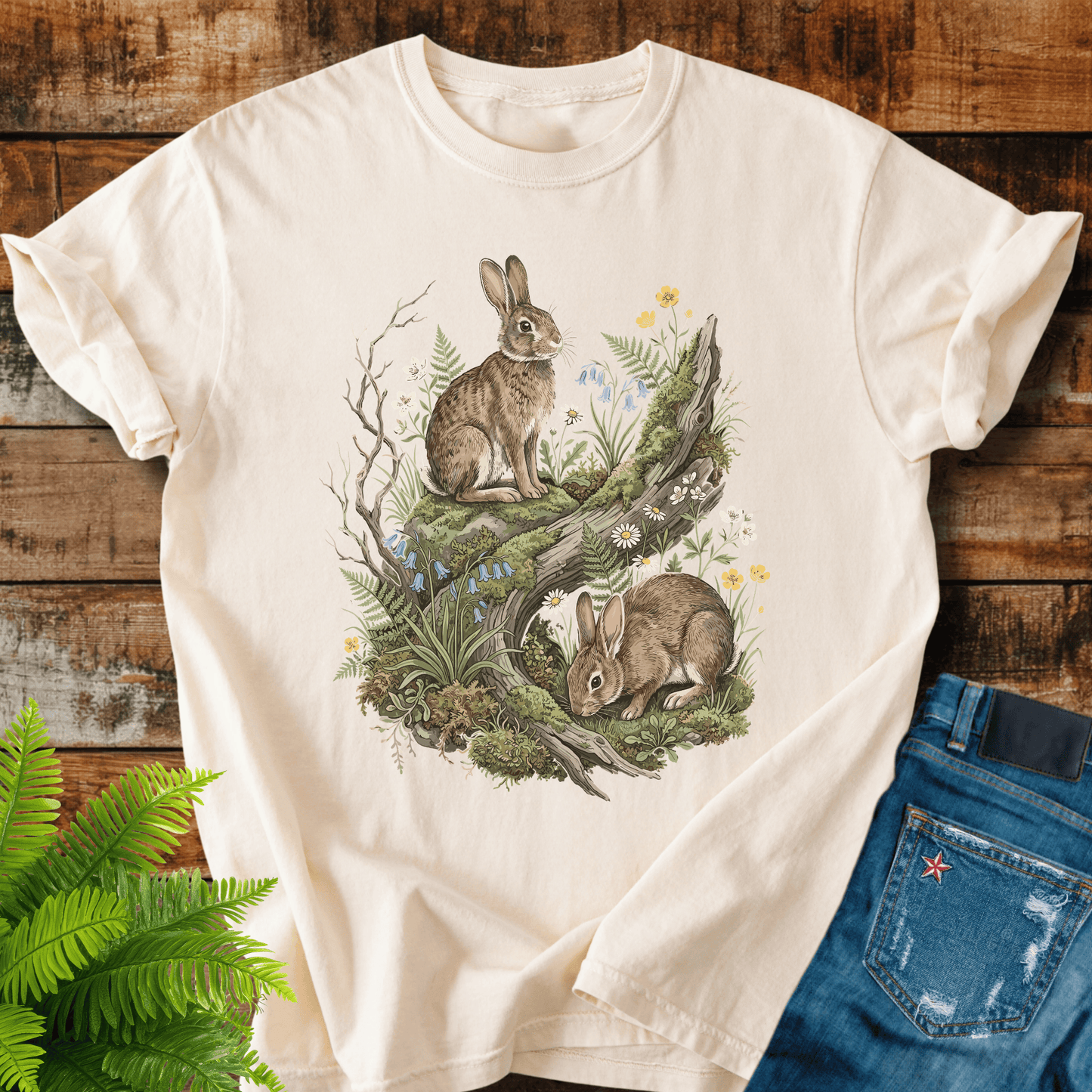 Woodland Rabbits T-shirt