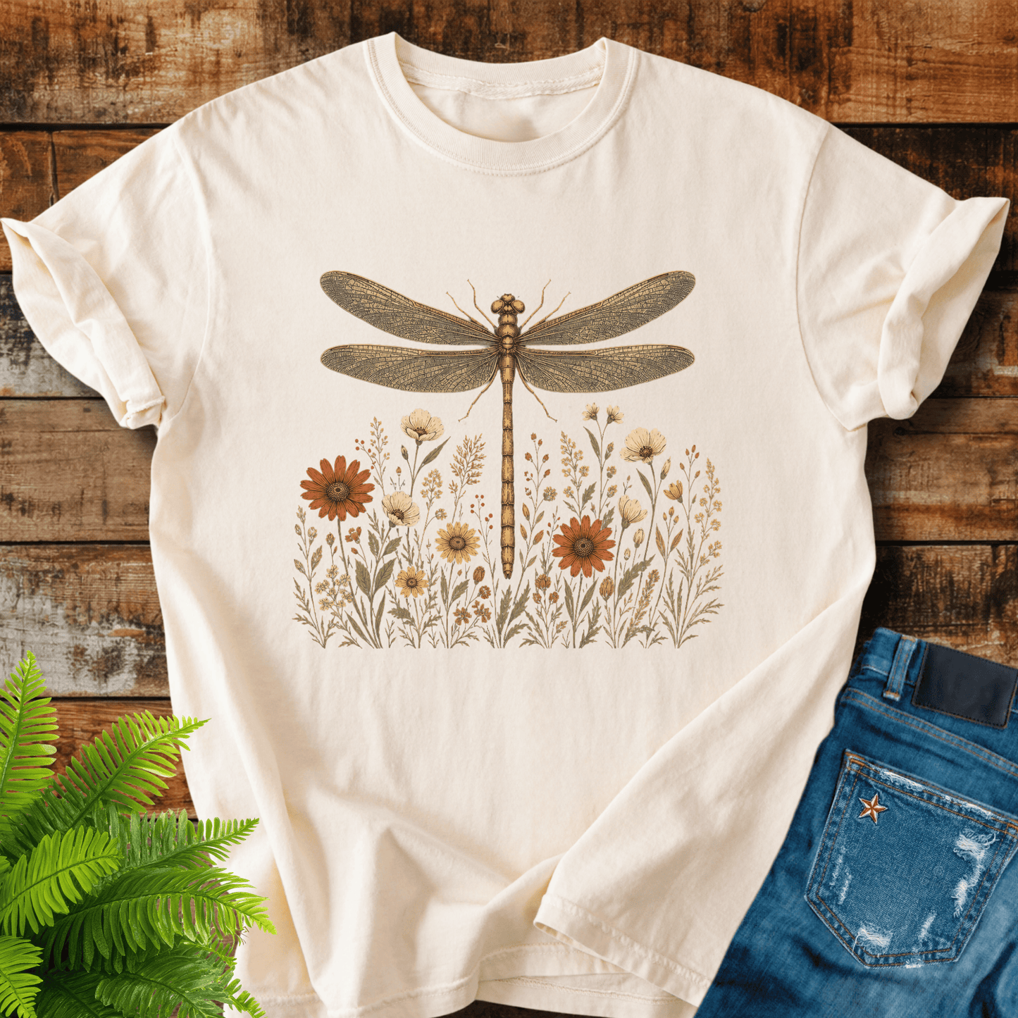 Dragonfly Wildflowers T-shirt