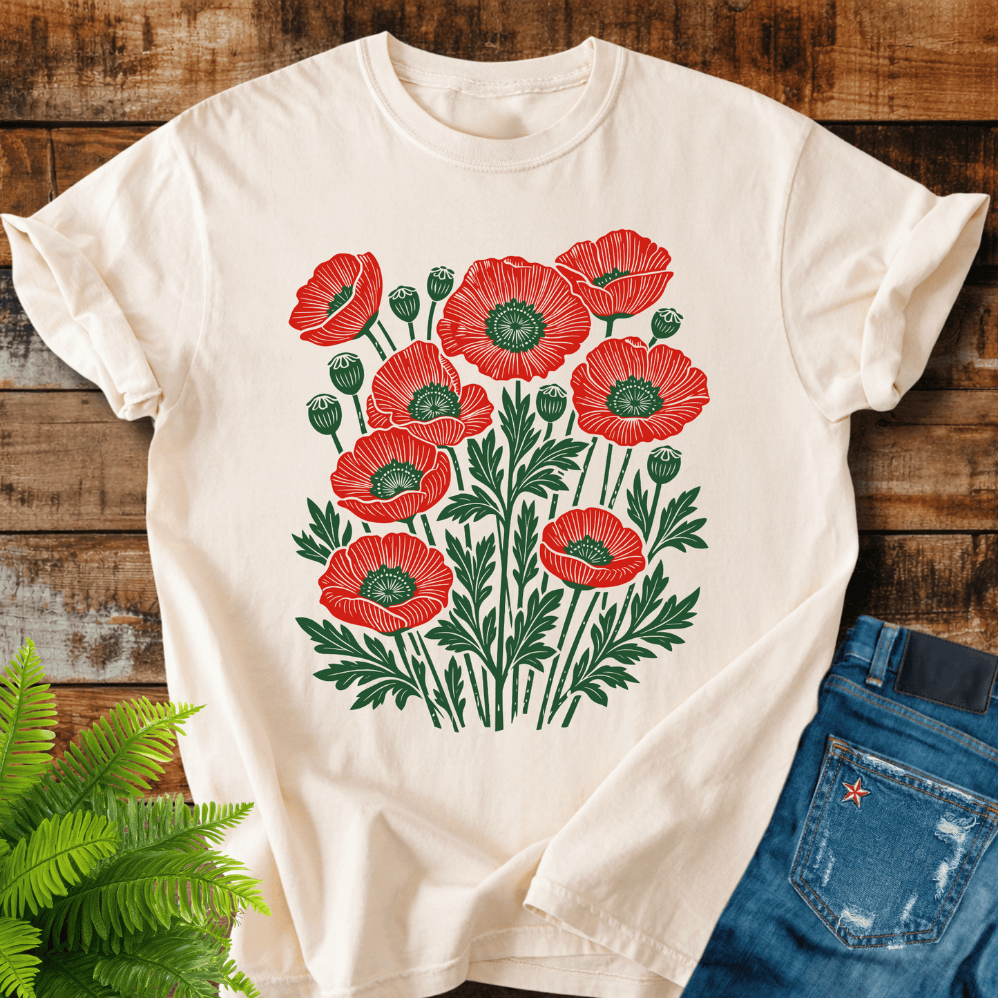 Red Poppies T-shirt