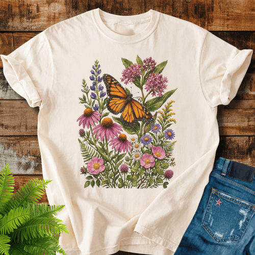 Monarch Wildflowers T-shirt