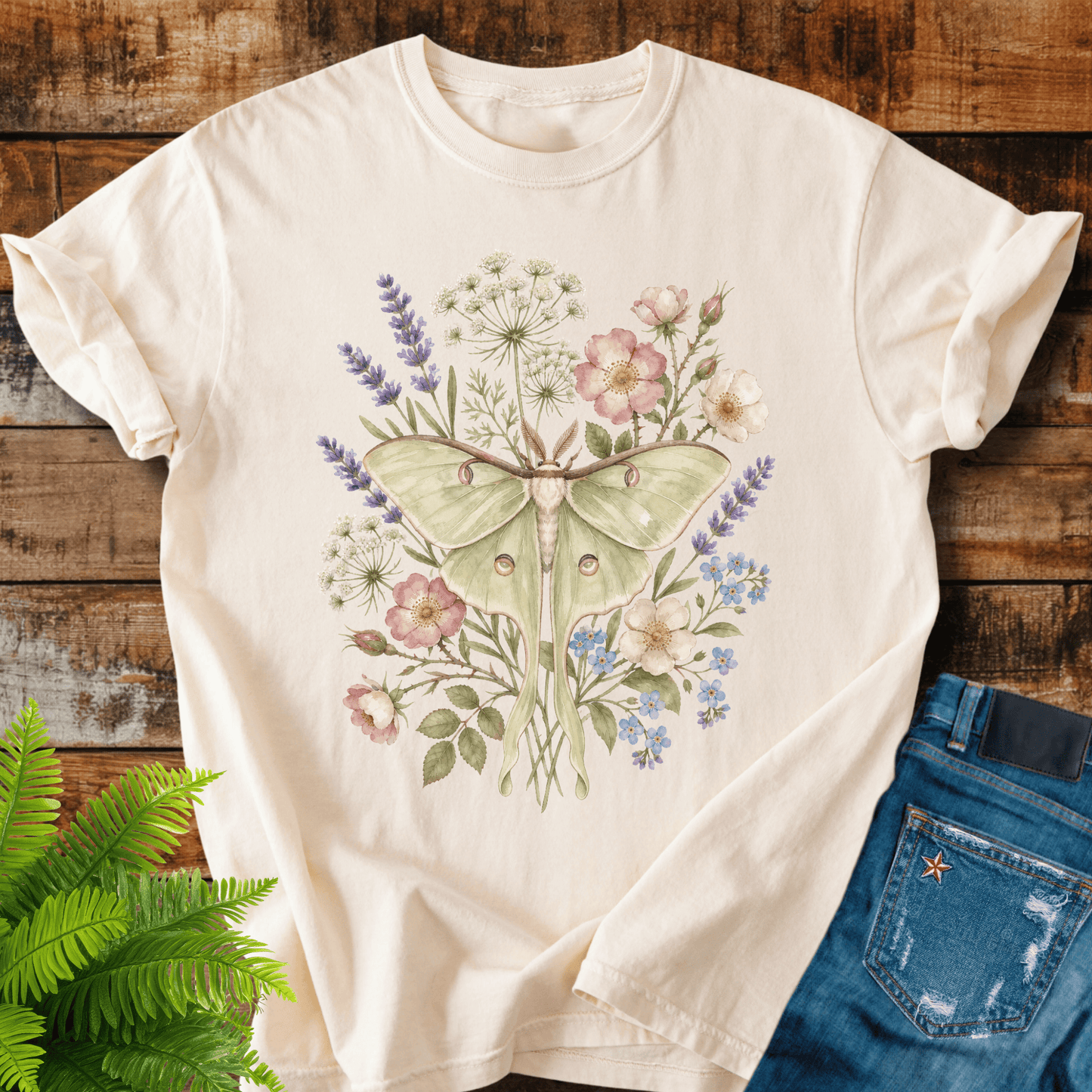Floral Moth T-shirt