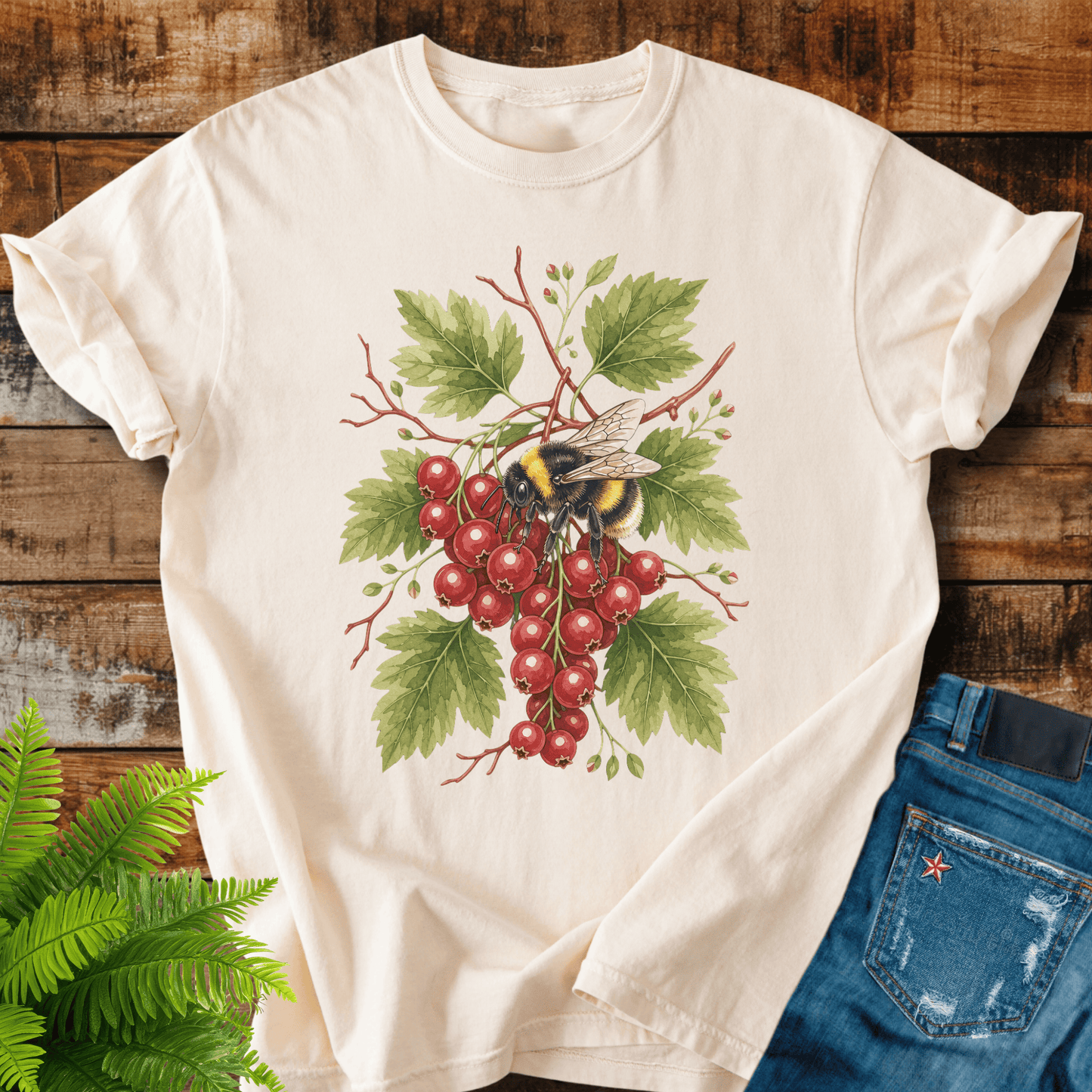 Bumblebee Berries T-shirt