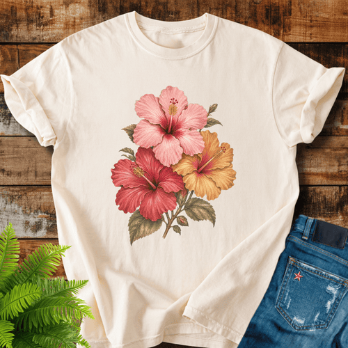 Hibiscus Flowers T-shirt