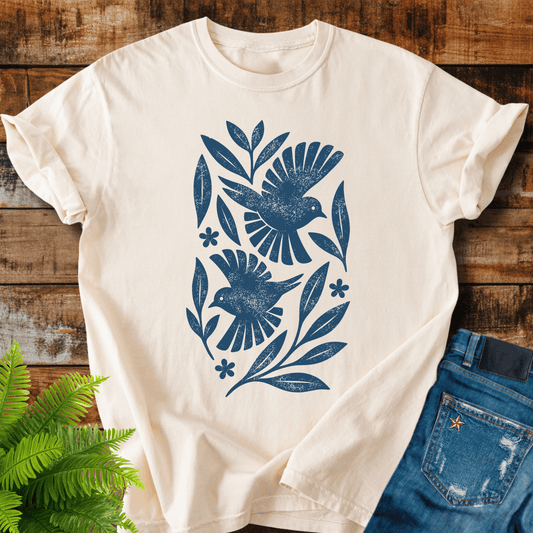 Folk Birds T-shirt