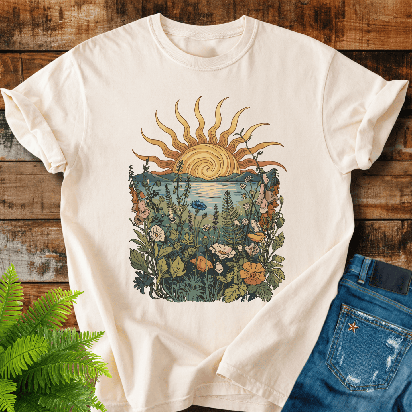 Sunset Wildflowers T-shirt