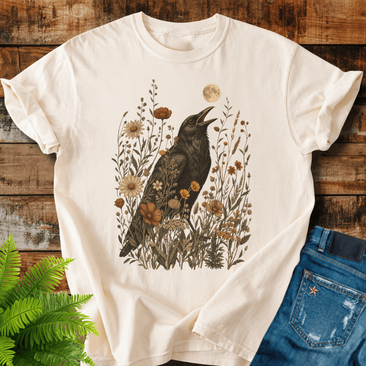 Moonlit Raven T-shirt