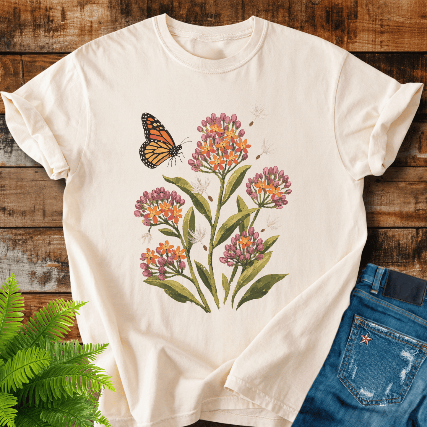 Monarch Wildflowers T-shirt