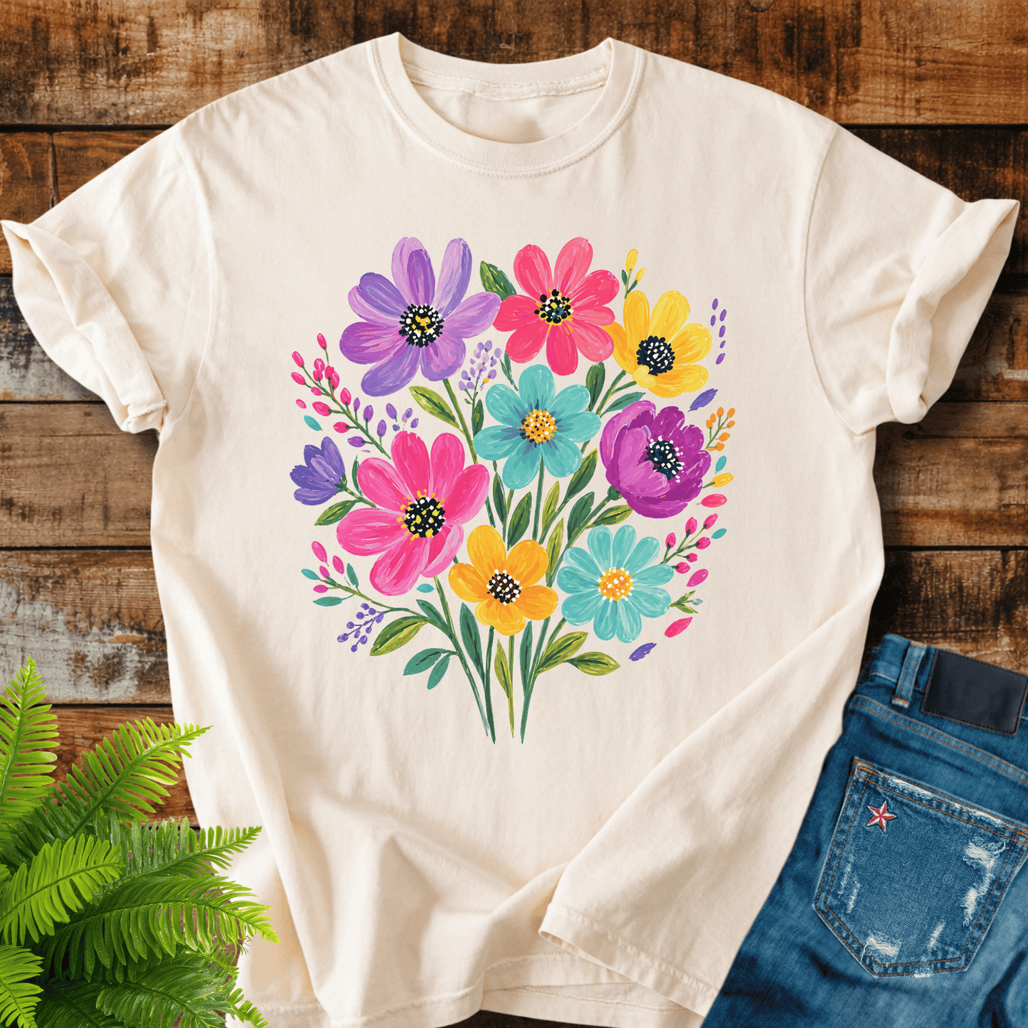 Colorful Wildflowers T-shirt