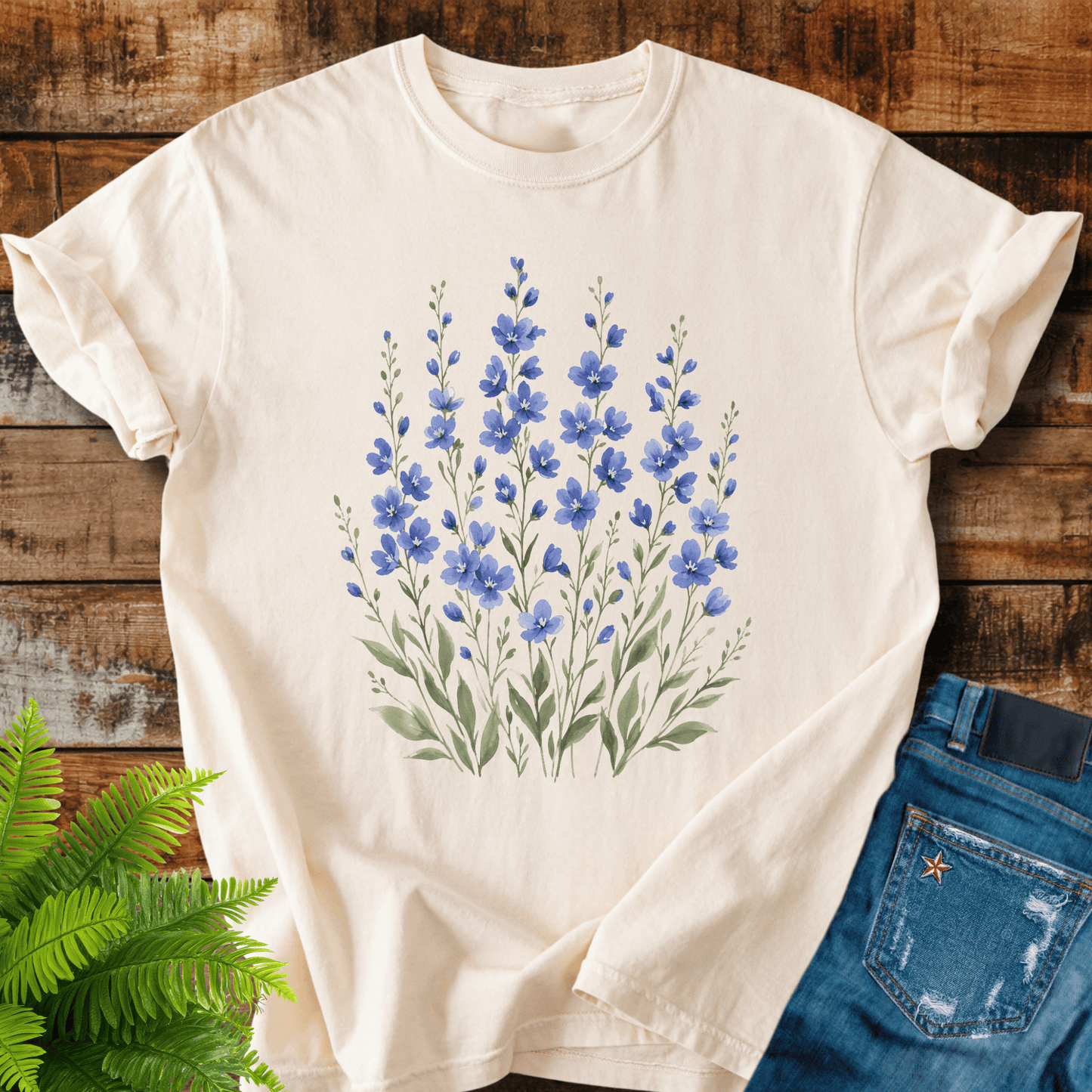 Blue Wildflowers T-shirt