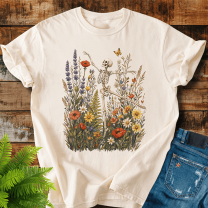 Floral Skeleton T-shirt