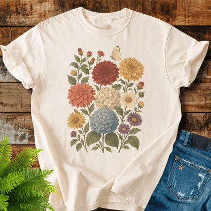 Vintage Floral Bouquet T-shirt