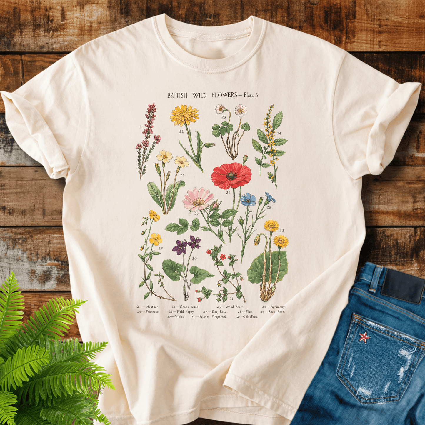 British Wildflowers T-shirt