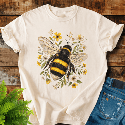 Floral Bumblebee T-shirt