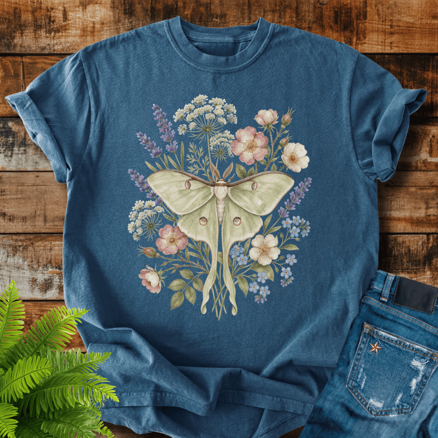Floral Moth T-shirt