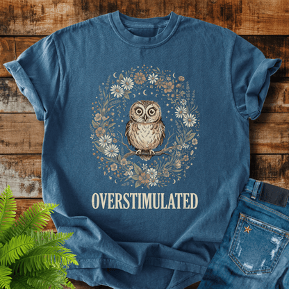 Overstimulated Owl T-shirt