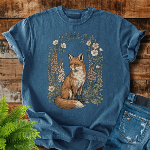 Floral Fox T-shirt